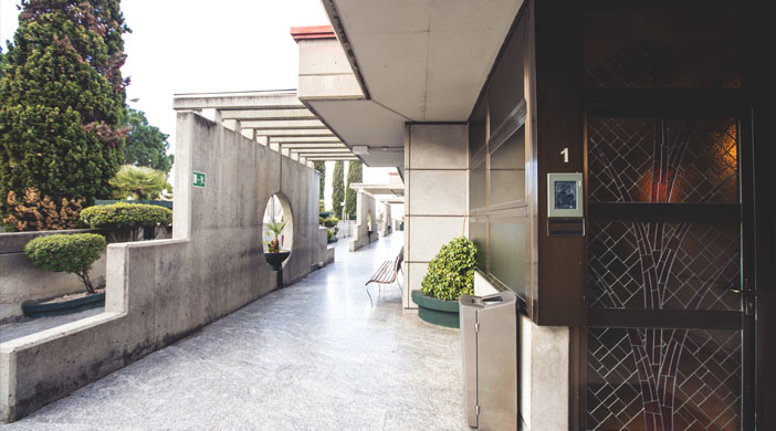 Pasillo Servicios funerarios integrales EMSFCM Madrid