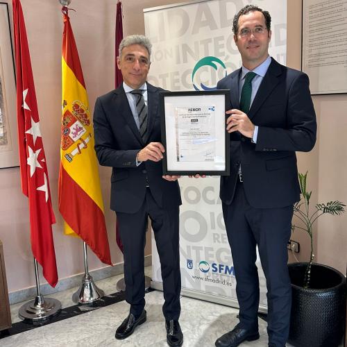 SFM Obtiene el certificado de calidad compromiso con las familias de las organizaciones funerarias de AENOR